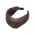 thumbnail image 4 of Unique Bargains 1 Pc Headband Shiny Silk Lace Hair Accessories for Women Purple, 4 of 5
