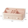 thumbnail image 3 of Fiudx Organizador de Maquillaje, Versátil Solución de Almacenamiento, Cajones de Gran Capacidad, Accesorio Ideal para El Tocador, Ideal para La Oficina o El Hogar, Material Ecológico, Color Rosa, 27, 3 of 6