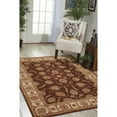 thumbnail image 2 of Nourison  Modesto Persian Floral Border Area Rug Blue 5'3" Round Polypropylene,Olefin,Synthetic Oriental 4' Round Indoor Bedroom,Living Room Blue, 2 of 5