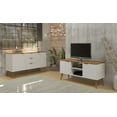 thumbnail image 2 of Alice TV Stand for TVs up to 48" White/Natural - by From the Tree Furniture, 2 of 6