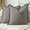 Gray, variant on Sanmadrola Throw Pillow Covers Decorative Linen Fringe Throw Pillow Covers Cozy Boho Farmhouse Cushion Cover with Tassels Soft Accent Pillowcase for Couch Sofa Bed Living Room Home Decor 2 Set 18X18