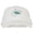 White, variant on West Virginia with Map Outline Embroidered Washed Cotton Twill Cap - Black OSFM