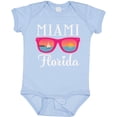 thumbnail image 3 of Inktastic Miami Florida Vacation Beach Trip Girls Baby Bodysuit, 3 of 5