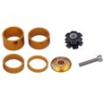 thumbnail image 1 of 4 piezas espaciador de auriculares de bicicleta 28,6mm arandela de vástago de Oro Sunnimix Espaciador de auriculares de bicicleta, 1 of 4