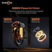 KINGSONG S16PRO Electric Unicycle Self Balancing Scooters for Adults 3000W Powerful Motor EUC with 88mm Suspension Travel