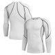 thumbnail image 3 of Conjunto de 3 camisetas ajustadas para hombre, ideales para entrenamiento, con tecnología de secado rápido y máxima elasticidad. Disponible en colores negro con rojo, gris y blanco, talla XL., 3 of 7