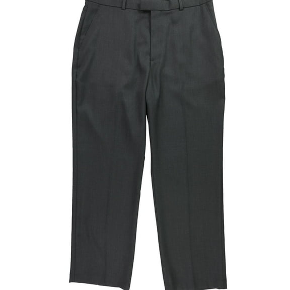 Perry Ellis Mens Folio-Flex Casual Trouser Pants, Grey, 38W x 30L