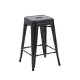 thumbnail image 6 of Howard 24inch Metal Assembled Counter Stool, Set of 4, Black Color for Indoor, 6 of 7