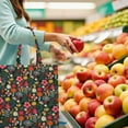 thumbnail image 6 of Rustic Botanical Reusable Shopping Bag - Washable & Durable Eco-Friendly Tote, 6 of 6