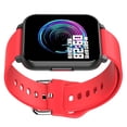 thumbnail image 2 of Reloj inteligente compatible con Bluetooth 5.0 Reloj de pulsera de frecuencia cardíaca Pantalla táctil Reloj de presión arterial Reloj de pulsera de oxígeno en sangre, rojo Advancent EL002529-04B, 2 of 2