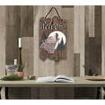 thumbnail image 2 of Porche de Loup Decor Résine Ardoise Signe de Bienvenue Imprimé Wall Art Multicolore, 2 of 4