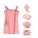 thumbnail image 1 of Juego de 5 toallas de baño, gorro para secar el cabello, diadema, sombrero de princesa, fuerte absorción de agua, vestido de baño ponible, 1 of 10
