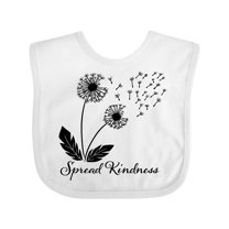 Inktastic Spread Kindness Dandelion Boys or Girls Baby Bib