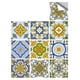 thumbnail image 4 of Azulejo de pared Vinilo Flor Etiqueta de la pared Mural Calcomanía para azulejos Etiqueta autoadhesiva impermeable para azulejos, MZ-2-114, Grande Yuarrent HA002473-132, 4 of 6