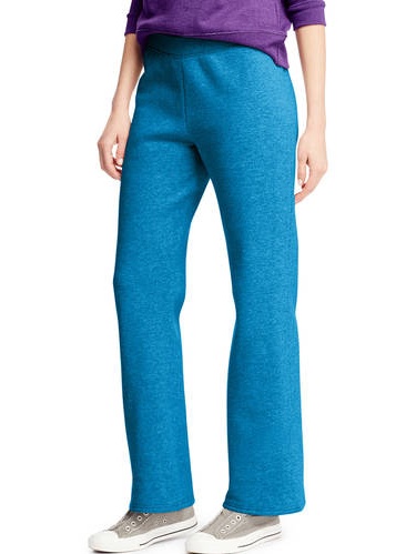 Hanes - Hanes Comfort Soft Women's Open Bottom Leg Fleece Sweatpant ...