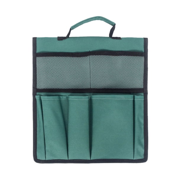 Toystoory Bolsa de herramientas plegable portátil para amasar el jardín, para trabajo al aire libre, bolsas de almacenamiento portátiles, Jardín y Patio Verde oscuro