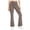 Coffee, variant on Flare Leggings for Women Crossover Yoga Pants with Pockets Bootcut Flared Leggings Soft Printed Stylish Palazzo Pants Hot Pink M