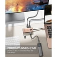 thumbnail image 6 of ORICO USB C Docking Station,6 in 1 USB C Dongle with HDMI 4K+PD100W+3*USB3.0,USB C Hub Multiport Adapter for MacBook/Dell/HP/Surface/Lenovo, 6 of 17