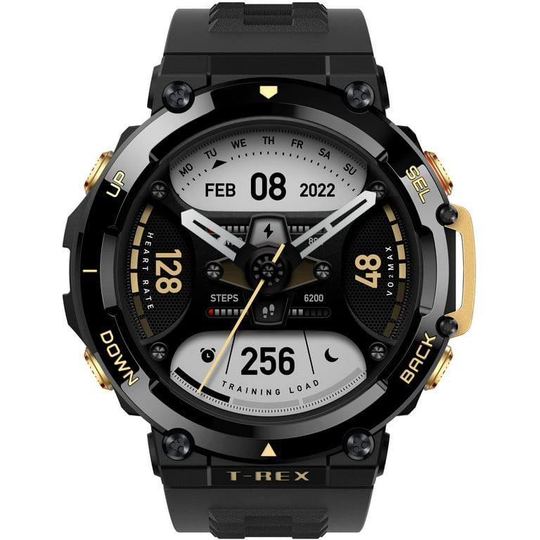 Amazfit T-Rex 2 Smart Watch for Men, 24-Day Battery Life, Dual-Band & 6  Satellite Positioning, Ultra-Low Temperature Operation, Rugged Outdoor GPS