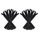 thumbnail image 1 of Cremalleras invisibles Uxcell, 10 piezas de cremalleras ocultas de nylon de 6 pulgadas para costura DIY hecha a mano, negras, 1 of 6