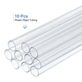 thumbnail image 3 of Uxcell 10 Pack Clear Plastic Rigid Tubing 9mm ID x 10mm OD, Round Polycarbonate Tubes for Aquarium Water Pipe, 3 of 7