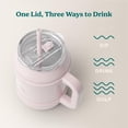 thumbnail image 4 of Vaso REDUCE Cold1 para agua fría, 1,5 L, acero inoxidable con tapa y pajita, 4 of 8