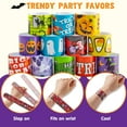 thumbnail image 4 of Joyfy 72 Pcs Halloween Slap Bracelets for Kids,Halloween Toys Bulk with Spider,Pumpkins,Animal Print for Prizes Gift Trick or Treat Party Favors,Halloween Crafts for Kids,Classroom Favors, 4 of 6