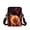 Burning Basketball Pattern, variant on Chririnla Crossbody Bags Black Cat Butterfly Floral Portable Crossbody Purse for Running, Polyester Lightweight Shoulder Bag