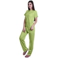 thumbnail image 2 of Moomaya Womens Printed Tee and Pajama Set PJs,Short Sleeve Sleepwear Nightwear Loungewear S-XXL, 2 of 7