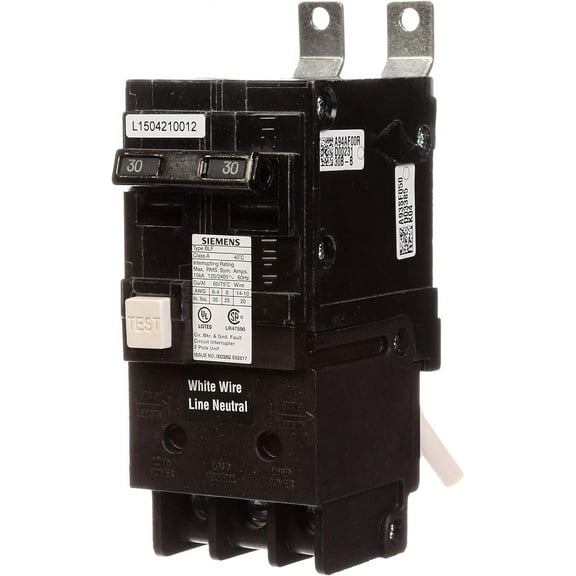 Siemens BF230 30-Amp Double Pole 120/240-Volt 10KAIC Ground Fault Circuit interrupter