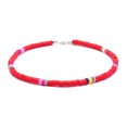 thumbnail image 1 of Collier de Perles Heishi Mode Bohème Collier de Surfeur Heishi Collier Ras du Cou, 1 of 8