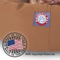 thumbnail image 2 of Majestic Pet Poly/Cotton Bagel Pet Bed for Dogs, Calming Dog Bed Washable, Large, Khaki, 2 of 7