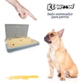 thumbnail image 2 of Baño para perros KE WOOW con pared removible chico azul, 2 of 9