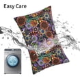 thumbnail image 6 of Cauagu Vintage Floral Print Pillow Covers with Envelope Closure,1PC Pillow Cases Decorative Pillow Case for Bed & Couch, Pillows Not Included-20"x30", 6 of 6