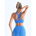 thumbnail image 4 of RUNNING GIRL Sports Bras for Women,Padded Strappy Sports Bras Criss-Cross Back Medium Support Sports Bras with Removable Cups, 4 of 6