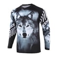 thumbnail image 5 of Camiseta deportiva de manga larga de secado rápido para ciclismo de montaña, camiseta de motocross, camiseta de descenso blanca, 5 of 5