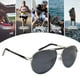 thumbnail image 5 of Gafas de sol de moda con montura grande anti-ultravioleta, gafas de sol retro de sapo, hechas de metal y resina, 5 of 5
