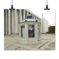 thumbnail image 2 of Print: Exterior View. Information Kiosk Shaped Like The Cupola Of The, 2 of 4