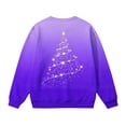 thumbnail image 5 of Lorytime Kids Sweatshirts for Girls Boys Christmas Tree Shirt Crew Neck Long Sleeve Pullover Drop Shoulder Festive Tops, 5 of 7