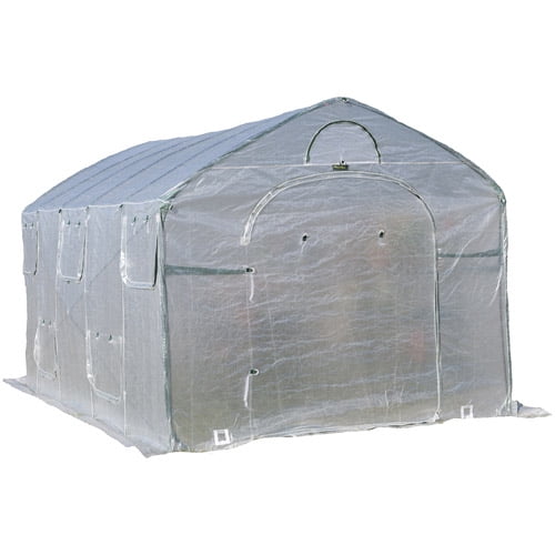 Flowerhouse 8'L x 9'W x 15'H Easy Pop-Up FarmHouse Greenhouse by Flowerhouse