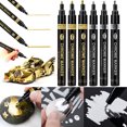 thumbnail image 1 of Muyoka 3pcs Líquido Chrome Marker Mirror Paint Pen Set Metálico Marking Markers Pen DIY Art Craft Highlight Pen para Metal Rock Madera Tela Glass Canvas Muyoka Hogar, 1 of 7