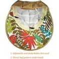 thumbnail image 3 of YEKEYI Sun Hats for Women Wide Brim Sun Hat UV Protection Caps Floppy Beach Packable Visor, 3 of 6