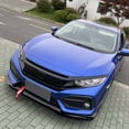 thumbnail image 3 of For 2017-2021 Honda Civic SI 2/4 Door Models And 2017-2021 All Hatchback Models 3Pcs Front Bumper Lip Splitter Diffuser, 3 of 3