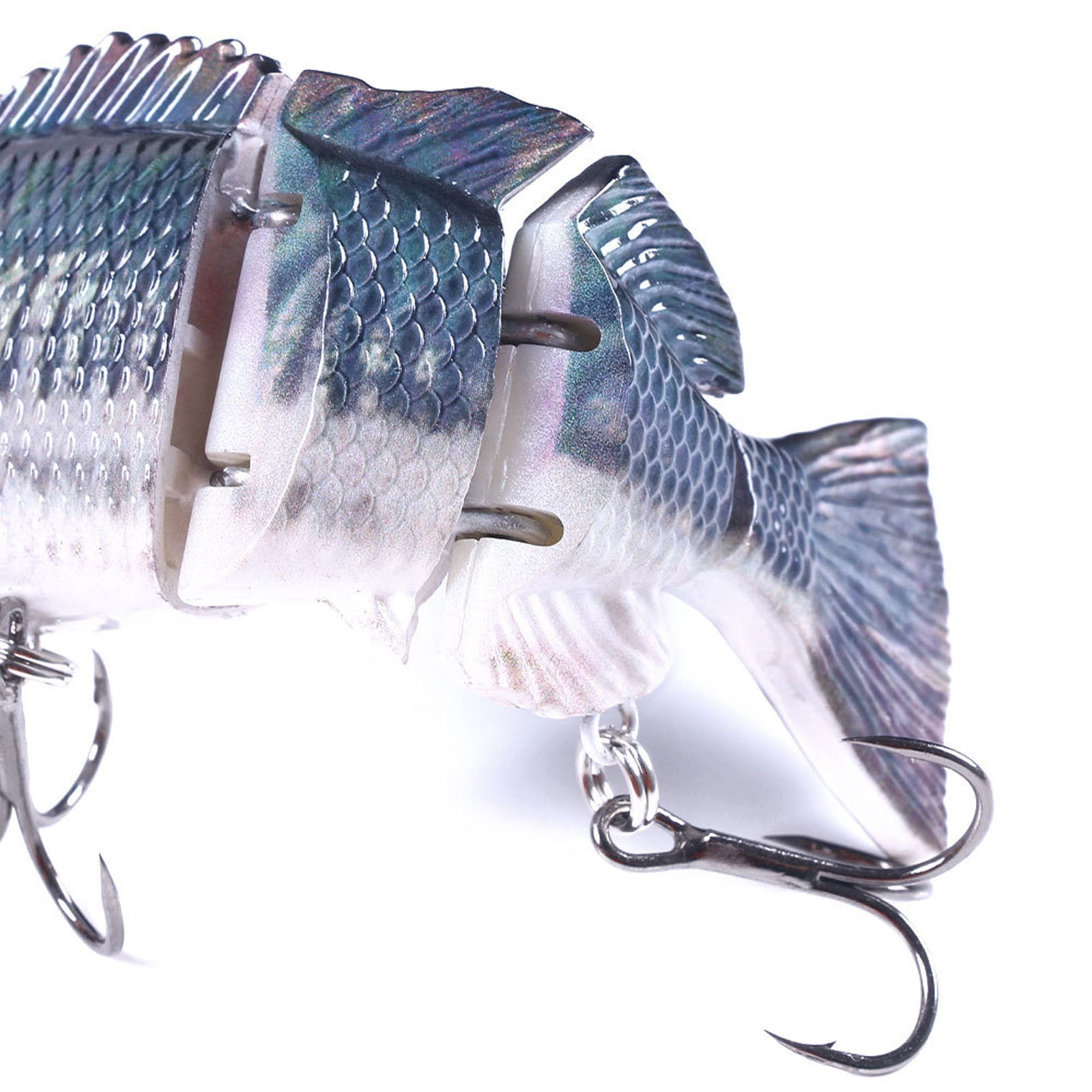 2025 Upgraded Robotic Fishing Lure - Self-Swimming Electric Bionic Swimbait with Multi-Jointed Design for Freshwater & Saltwater Fishing
