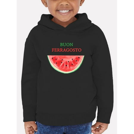 

Buon Ferragosto Watercolor Melon Hoodie Toddler -Image by Shutterstock 2 Toddler