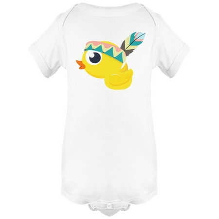 

Cute Duck With Indian Headdress Bodysuit Infant -Image by Shutterstock Newborn