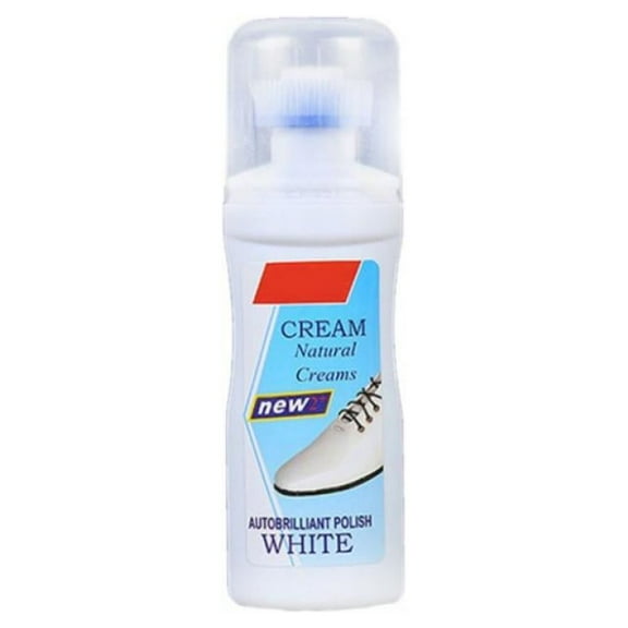 Shoe Whitener With Sponge Brush Head, Sports Leather Canvas Whitener Cleaner Shoe Boot Clean Whitener for Household