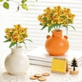 thumbnail image 4 of Flores artificiales de pensamiento de seda para decoración floral, ideales para bodas, hoteles, centros de mesa y el hogar., 4 of 6