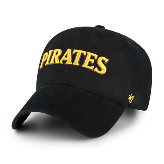 Men's '47 Black ECU Pirates Clean Up Adjustable Hat