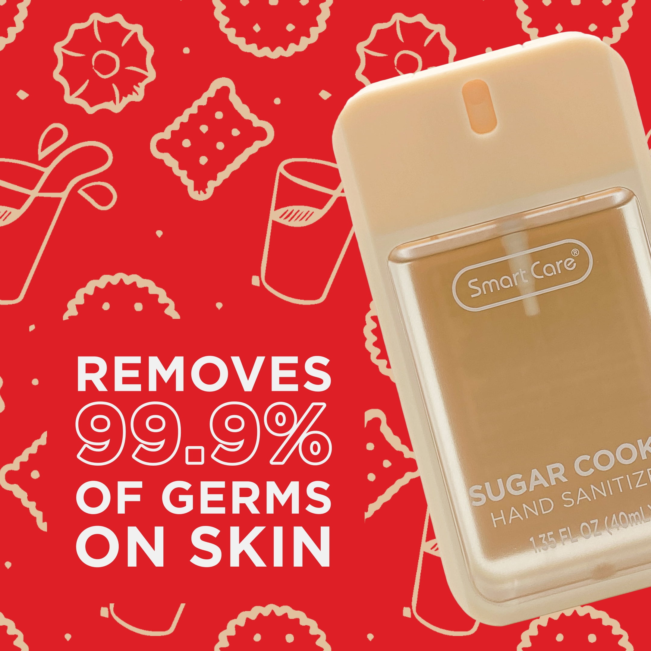 Smart Care Scented Hand Sanitizer Spray, Sugar Cookie, 1.35 fl oz